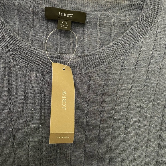 J. Cree - NEW Silk-cashmere blend cropped T-shirt - Picture 3 of 3